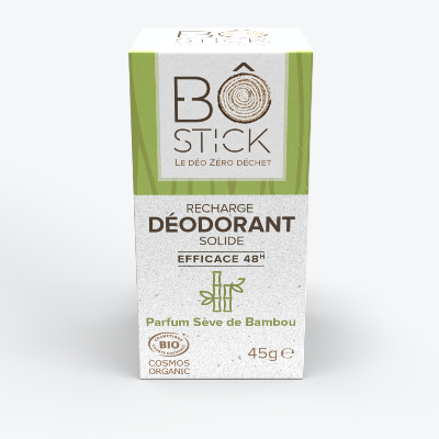 Recharge déodorant solide sève de bambou, 45 g