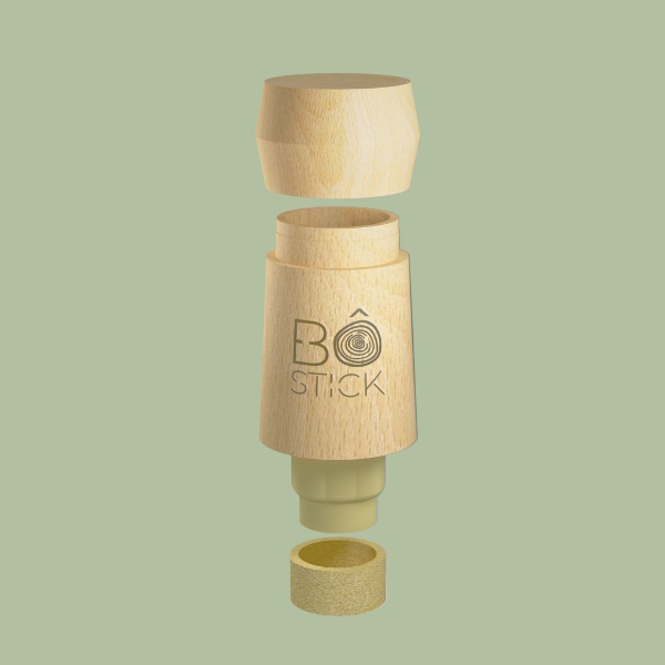 Duo applicateur bois et déodorant solide sève de bambou 45g